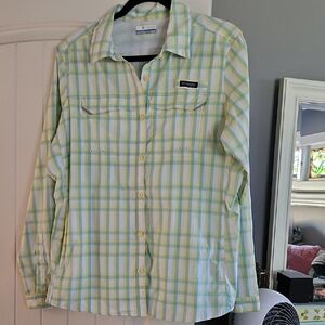 Columbia Women's PFG Super Lo Drag Long Sleeve Shirt, UV Protection Size Xl